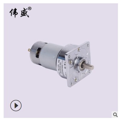 60GA775F厂家现货定制直流减速小马达12V24V微型直流齿轮减速电机图2