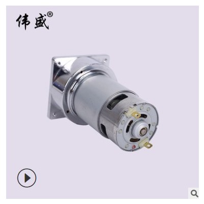 60GA775F厂家现货定制直流减速小马达12V24V微型直流齿轮减速电机图1