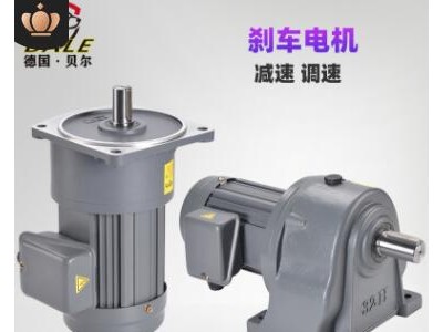 变频调速电机立卧式小金刚交流带齿轮减速马达刹车大功率电动机