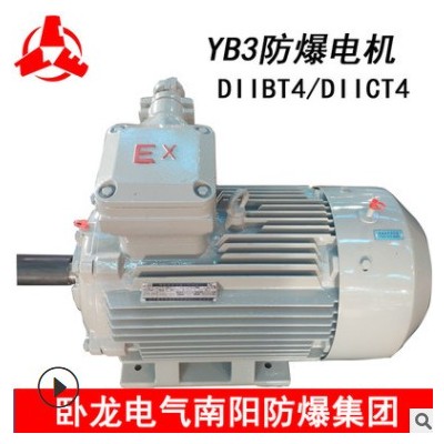 卧龙南阳防爆电机YB3YB2系列隔爆电机CNE防爆YB3低压电机22KWBT4图3