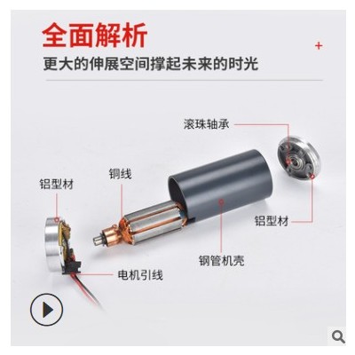厂家高转速微型直流减速电机调速38MS79微型马达正反转有刷大力矩图3