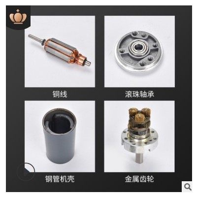 厂家行星齿轮减速电机38永磁直流有刷12V变速马达24伏调速大扭矩图3