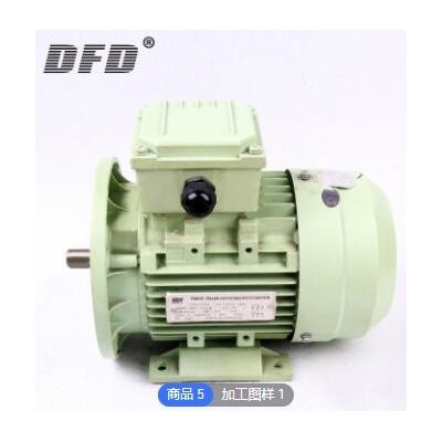 电动机三相异步380v立卧式小马达工厂现货供应可定制0.37kw电机图2