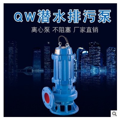 QW排污泵深井水泥浆潜水泵 自吸微型无阻塞农用灌溉排污水泵高扬图2