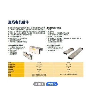 派克parker I-FORCE 410系列无铁芯高速直线电机|大扭矩直线电机图2