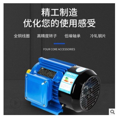 出口品质大量现货批发0.25KW1.5KW4极中速三相全铜电机经CCC认证图2