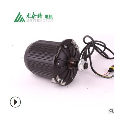 尤奈特无刷直流电动清扫车滑板车休闲车主刷电机GF090AK-500W48V图2