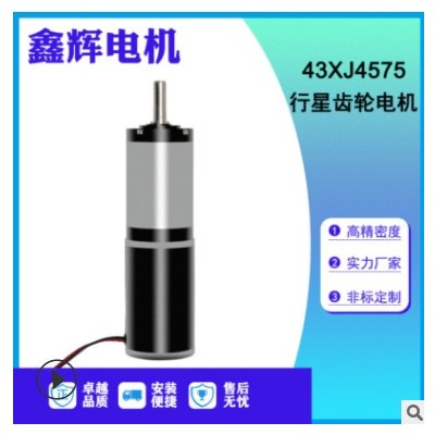 43-4575行星减速电机智能设备 24V大力矩低噪音机器人马达图2