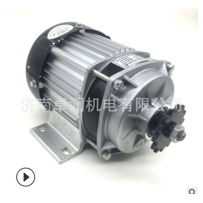 尤奈特永磁直流减速无刷电机BM1418ZXF350W48V 电动三轮车电机