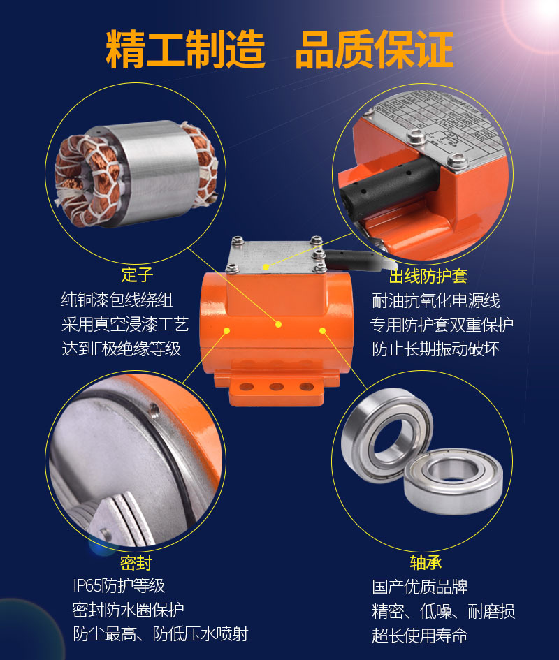 震动马达微型振动电机震动电机按摩器电机15W20W