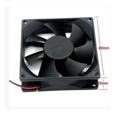 木质颗粒烟熏烤炉风扇电机烤炉配件DC BRUSHLESS FAN8025轴流风扇图3