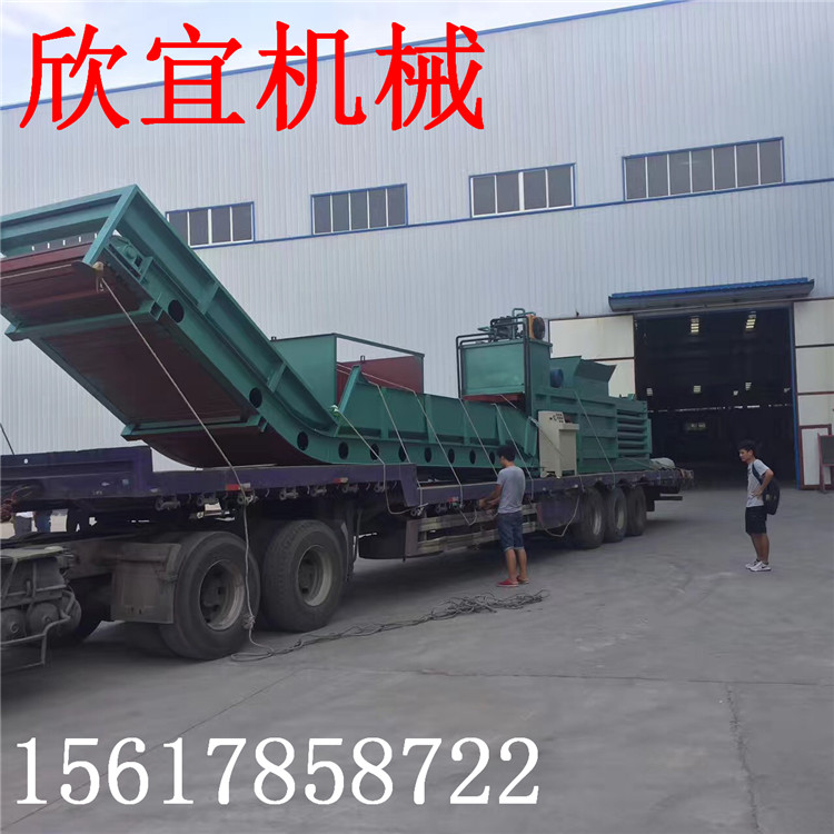 120型多功能卧室废纸箱打包机 易拉罐打包机 秸秆玉米打包机发货现场