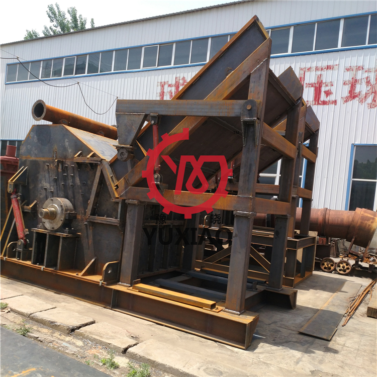 豫晓重工厂家生产200马力金属破碎机废铁破碎机油漆桶粉碎机视频