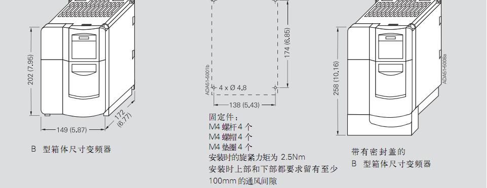MM420系列产品尺寸