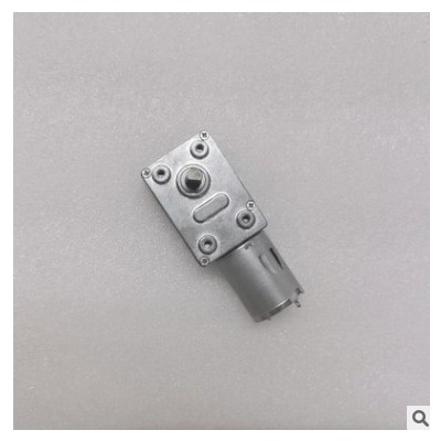 嘉维/供应JSX-370大扭矩自锁力强 涡轮蜗杆12V 24V 直流减速电机图1