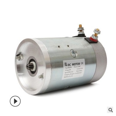 厂家供应12v 1.6kw、24v 48v2.5kw直流电机动力单元电机铜线机芯图3