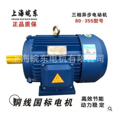 YE2全铜37KW国标电机250M-6极三相异步电动机铜线交流马达380V