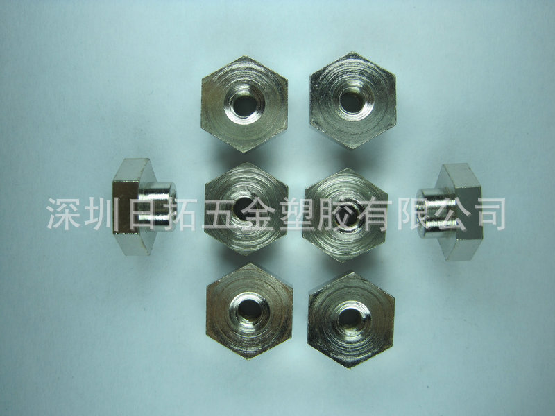 车床件 铁镀镍螺母
