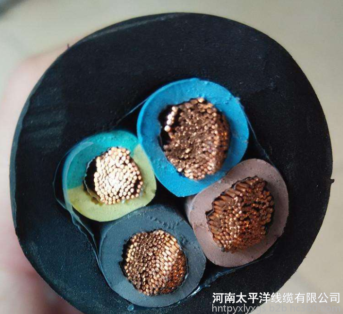 鲲鲸YCW橡套电缆3x120工地临时施工用电缆通用橡套电缆yc橡套软电缆太平洋线缆直销 ycw ycw电缆