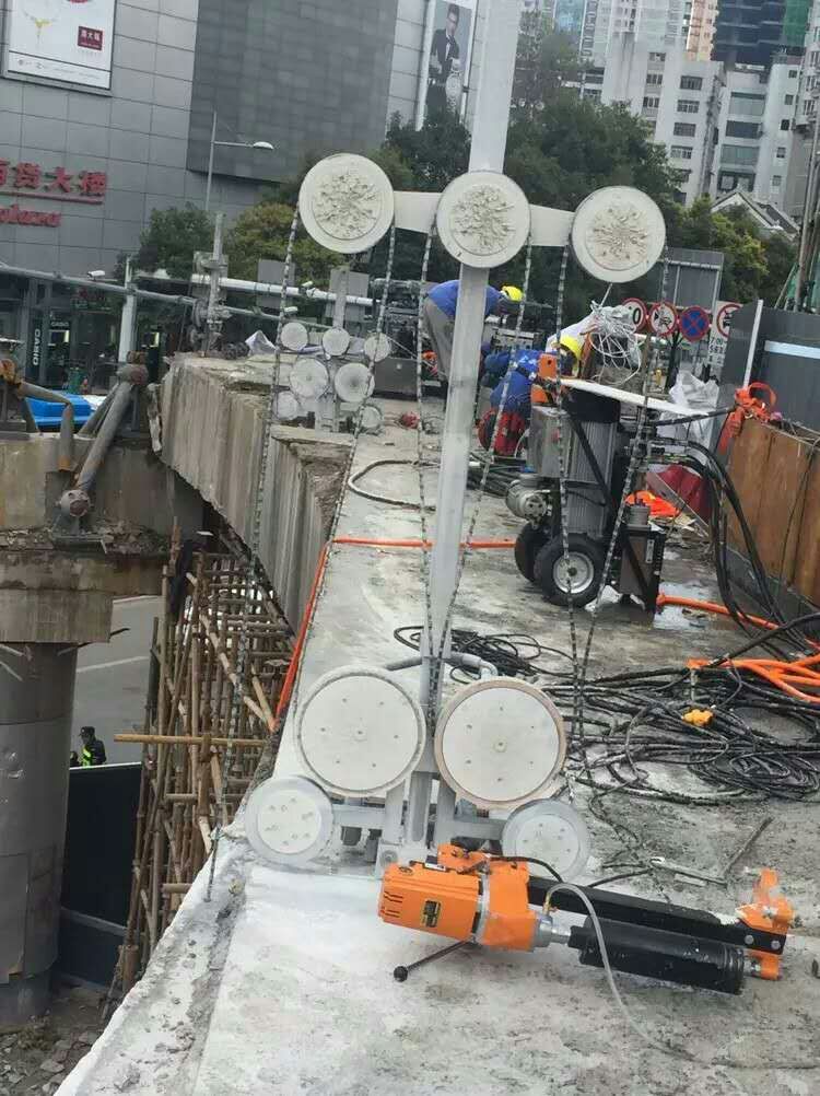 获嘉混凝土桥梁静力切割设备