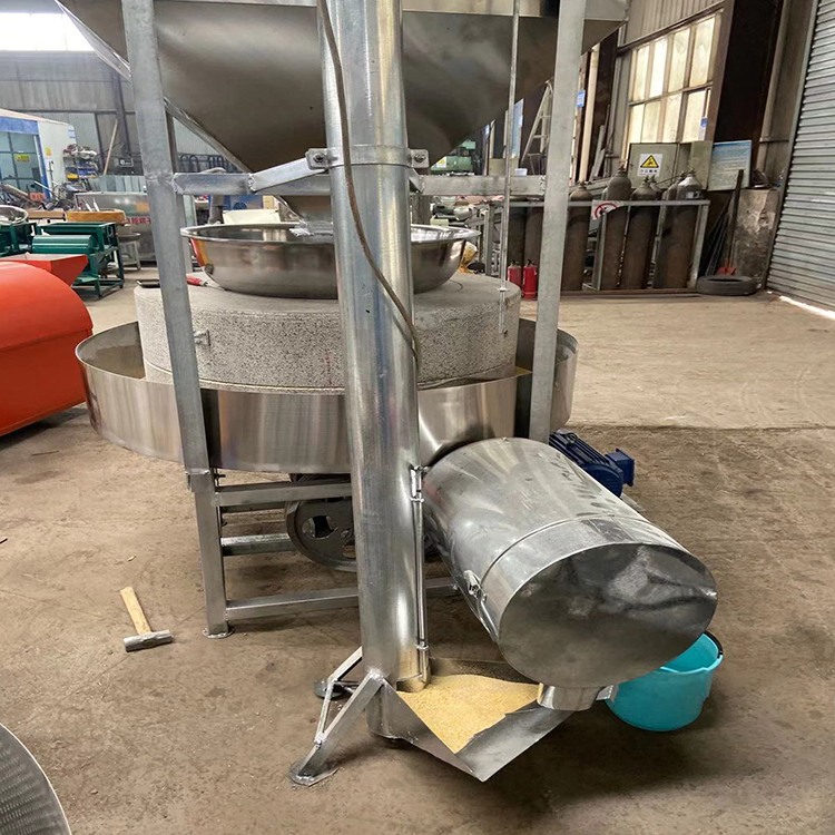 厂家生产 玉米杂粮电动石磨磨粉机 面粉加工设备石磨面粉加工设备