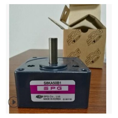 韩国SPG减速机 S8KA(N)B1系列牙箱波箱 配15W、25W马达输送带用图2