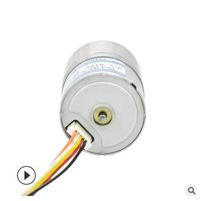 25-2418直流无刷减速电机 12v24v卷发器电机低速电机 马达图2