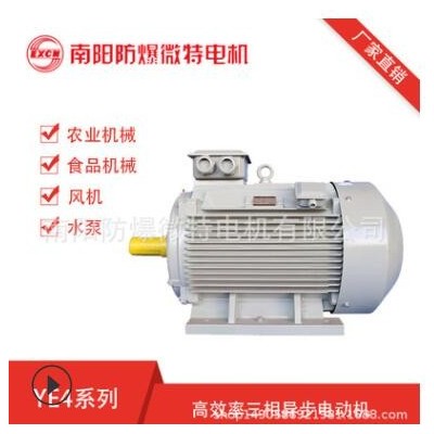 南阳防爆微特YE4系列 YE4 超超高效率三相异步电动马达高效电机图3
