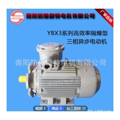 定制 南阳防爆微特电机 低压防爆电机YBX3系列电动机 南阳防爆图2