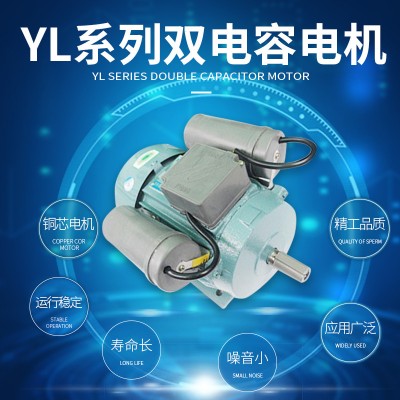 220V单相电机家用全铜线550/750/1.1/1.5/2.2/3/4KW卧式国标马达图2