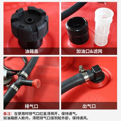 快艇船外机外置油箱 防静电船用发电机舷外机油桶 防爆大容量120L图4
