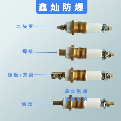 厂家供应YB型防爆电机接线柱端子矿用树脂绝缘密封配件纯铜螺杆图2